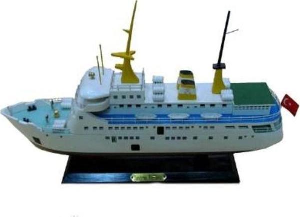 Denizcilik › Denizcilik Grubu › Marine Model Gemi-z&a Maket Bandırma Gemi>>40x30 Cm. - Image 1