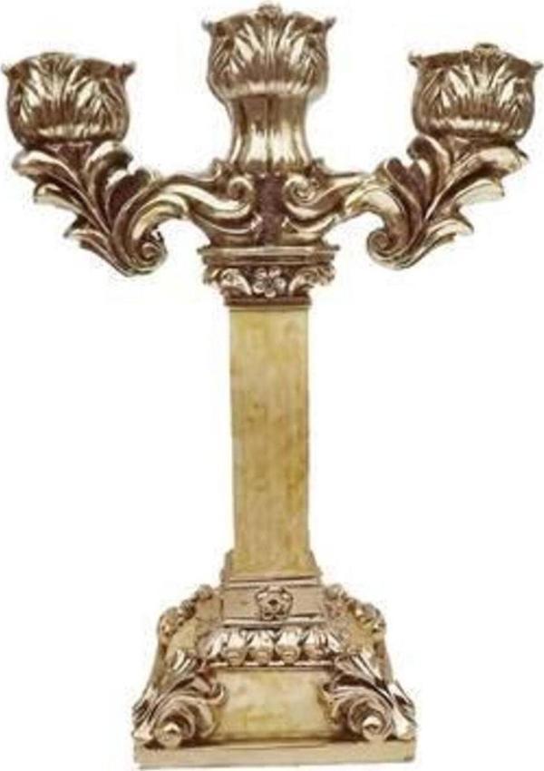 Dekoratif Ürünler > Salon Takımları- 3 Lü Şamdan-dh11036yg-8 - Image 1