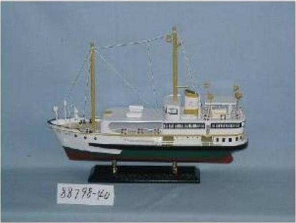 Denizcilik › Denizcilik Grubu › Marine Model Gemi-z&a Turan Emeksiz Gemisi>>41x30x6 Cm. - Image 1