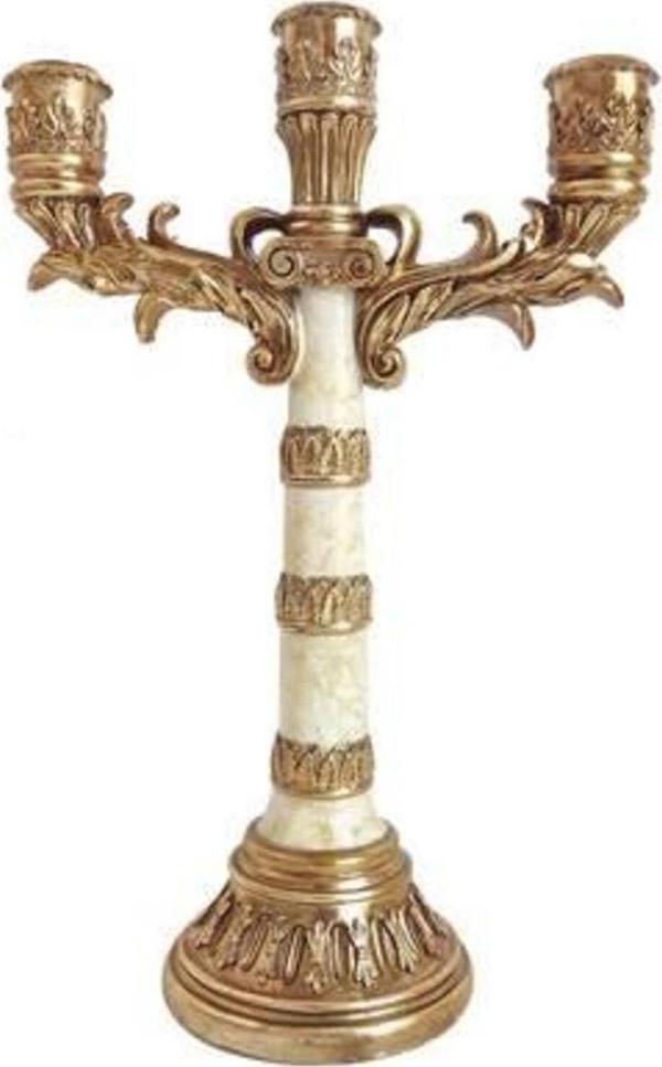 Dekoratif Ürünler Salon Takımları 3 Lü Şamdan-dh3186yg-11 - Image 1