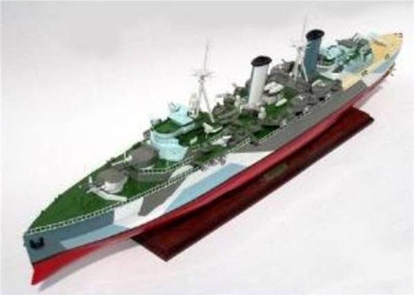 Denizcilik Grubu ? Vietnam Gemiler-tt Hms Belfast-99*11*36 Cm-jbt0011p - Image 1