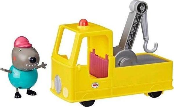 Peppa Pig Çekme Çubuklu Büyükbaba Köpek Kamyonu F9519 - Image 1