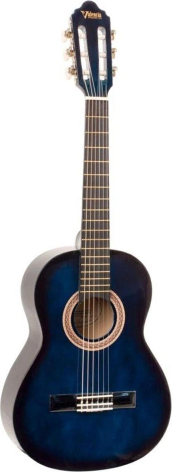 Valencia Vc103 Bus-mavi (3/4 BOY) Klasik Gitar (KILIF YEDEK TEL SETİ PENA HEDİYE) - Image 1