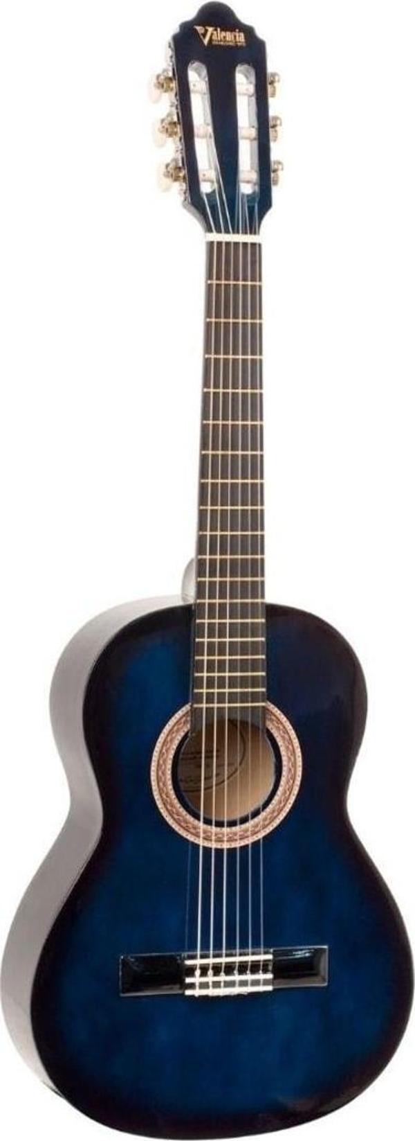 Valencia Vc104 Bus Mavi Klasik Gitar (KILIF YEDEK TEL SETİ PENA HEDİYELİ) - Image 1