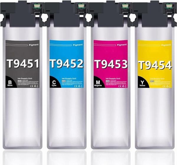 Xplus Epson T9451-T9452-T9453-T9454  100 ml x 4 Renk Muadil Kartuş Takım 5k  5.000 Sayfa - Image 1