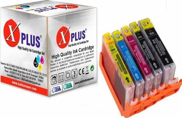 Xplus Pixma TS9155 PGI-580XL-CLI-581XL 5 Renk Muadil Kartuş Seti - Image 1