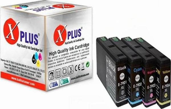 Xplus Workforce Pro WF-4630DWF 79XLX Kartuş Takım Set T7901-7902-7903-7904 4000 Sayfa - Image 1