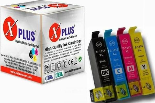 Xplus® Expression Home Xp-33 Muadil Kartuş Set 4 Renk Takım 18XL T1811-1814XL - Image 1
