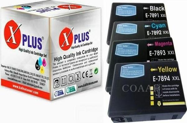 Xplus® Workforce Pro WF-5690DWF Kartuş Takım Set T7891-7892-7893-7894 4000 Sayfa - Image 1