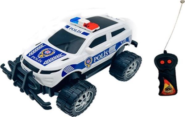 Sole Uzaktan Kumandalı Süper Hızlı Off-Road  Kahraman Polis Jeep 1:24 (İleri -Geri Hareketli) - Image 1