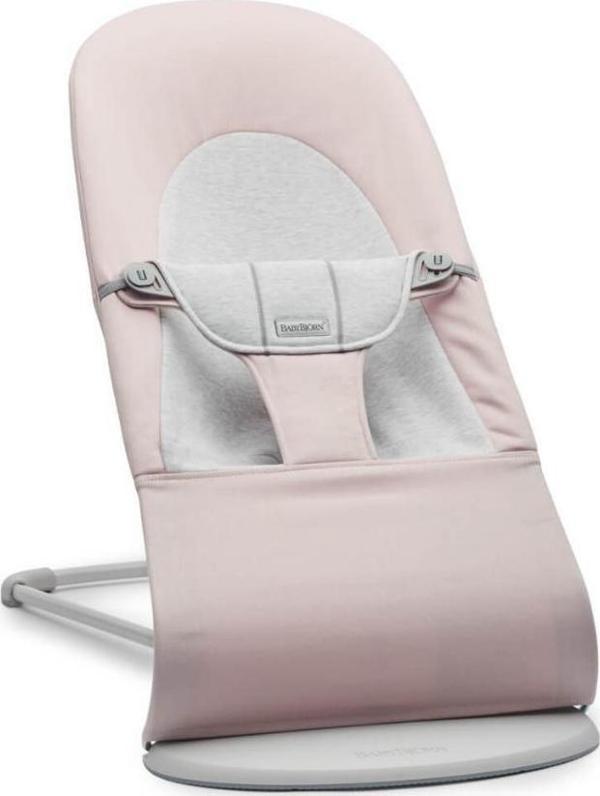 BabyBjörn Balance Soft Ana Kucağı Cotton Jersey / Light Pink Grey - Image 1