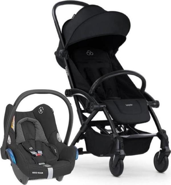 Connect 3 Bebek Arabası Black-Black Travel Set Cabriofix Black - Image 1