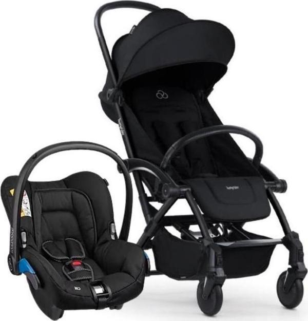 Connect 3 Bebek Arabası Black-Black Travel Set Citi-2 Black - Image 1