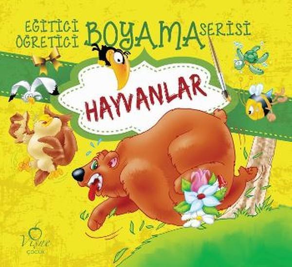Eğitici Öğretici Boyama Serisi - Hayvanlar - Vişne Çocuk - Image 1