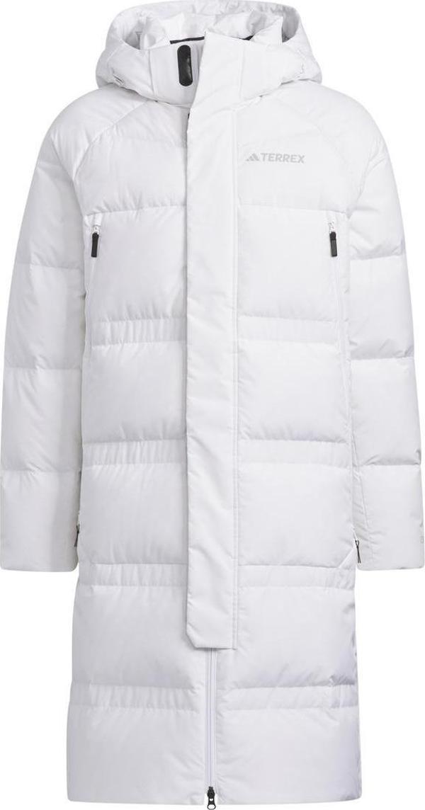 adidas Beyaz Erkek Kapüşon Yaka Mont Il8971 - Image 1