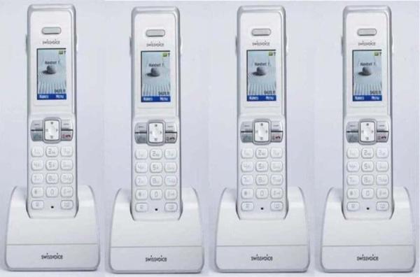 Swissvoice IH250 Quad Renkli Ekran Handsfree Telsiz Telefon - Image 1