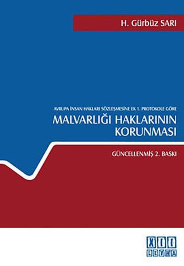 Avrupa İnsan Hakları Sözleşmesine Ek 1. Protokole Göre Malvarlığı Haklarının Korunması - On İki Levha Yayıncılık - Image 1