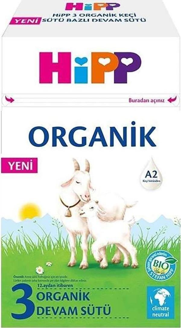Hipp 3 Organik Keçi Sütü Bazlı Devam Sütü 400 gr - Image 1