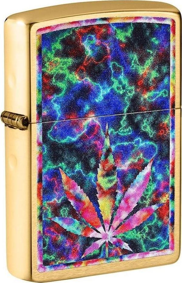 Zippo Çakmak 49398 Leaf Design - Image 1