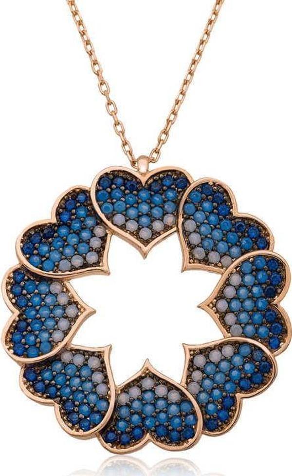 himarry ​925 Ayar Gümüş Kalp Çemberi Kolye - Image 1