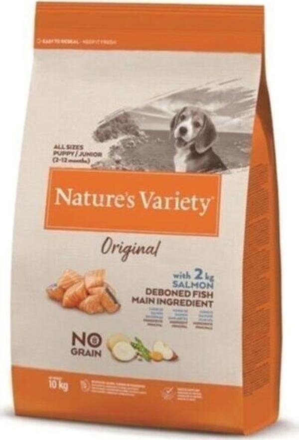 Nature's Variety No Grain Somonlu 10 Kg Tahılsız Yavru Köpek Maması - Image 1