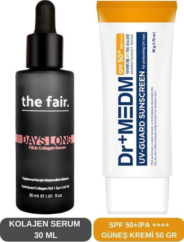 the fair. Yaşlanma Karşıtı Kolajen Serum Ve Güneş Kremi Set - Image 1