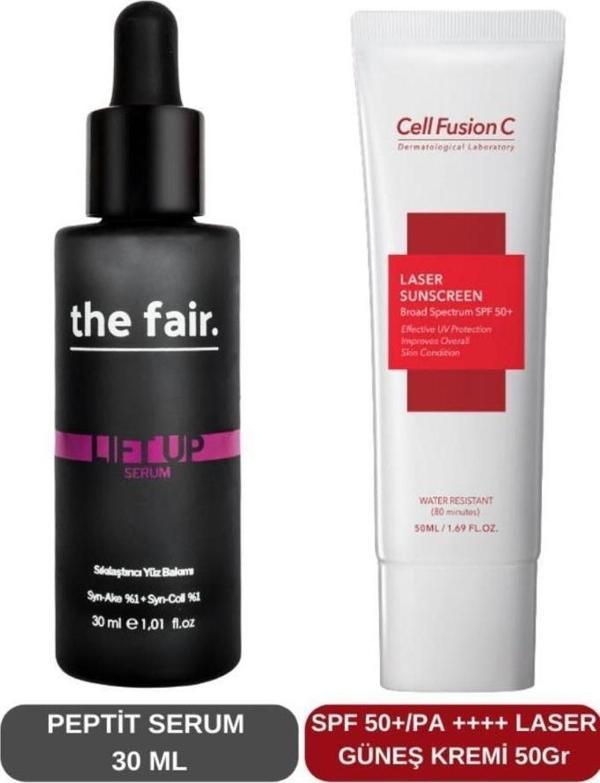 the fair. Yaşlanma Karşıtı Peptit Serum Ve Güneş Kremi Set - Image 1