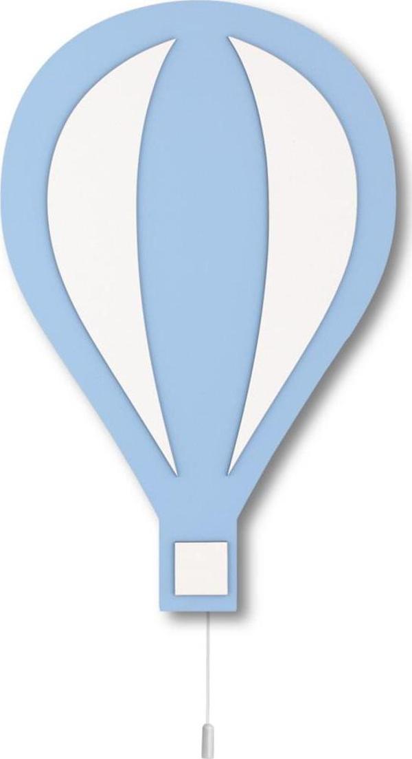Instababyrooms Ahşap Balon Aydınlatma Mavi - Dekoratif Aydınlatma Ve Gece Lambası - Image 1