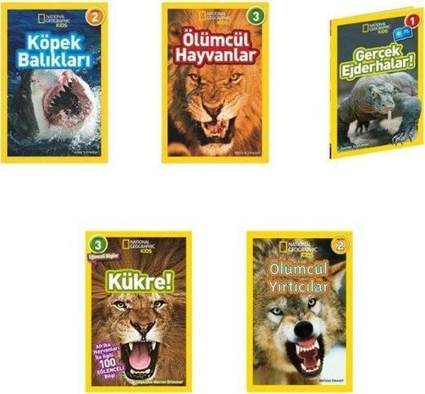 National Geographic Kids Ölümcül Hayvanlar Seti - 5 Kitap Takım - Beta Kids - Image 1