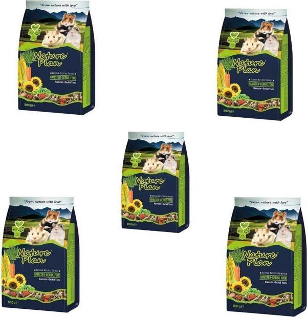 Nature Plan Hamster Yemi 800 gr x 5 Adet - Image 1