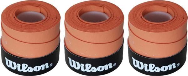 Wilson Comfort Bowl O'Grips 3 Adet Grip Tenis Raketi Gribi Kiremit Renkli - Image 1