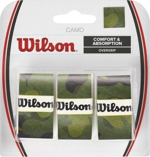 Wilson Pro Comfort Camo Yeşil 3'Lü Tenis Gribi Wrz470850 - Image 1
