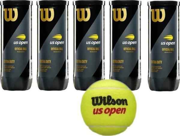 Wilson 5 Kutu Us Open Tenis Topu Vakum Ambalajda - Image 1