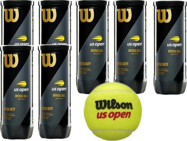 Wilson Tenis Topu Us Open Xd 3Lü 7 Kutu (Wrt106200) Sarı - Image 1