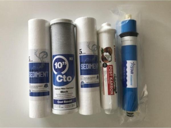 5 Aşama Membrane Filtre Li Açıkkasa Su Arıtma Filtre Seti - Image 1