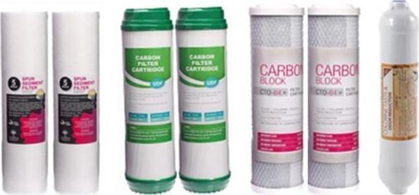 Su Arıtma Cihazı 1 Yıllık Filtre Seti 2 Adet Ön Filtre Seti + Tatlandırıcı Filtre - Image 1