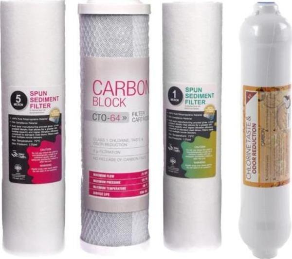 Su Arıtma Cihazı 4 Lü Filtre Seti - Ekonomik Set - Nsf Onaylı - Image 1