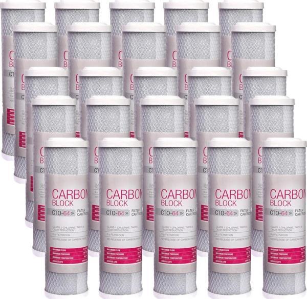 SULOOK SU ARITMA AÇIK KASA CTO BLOCK KARBON FİLTRE (25 ADET) ** - Image 1