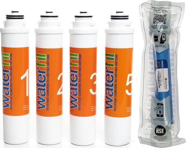 Sulook Waterlife Su Arıtma Cihazı Uyumlu Tak-Çevir 5'li Filtre Seti, Lg Membranlı - Image 1