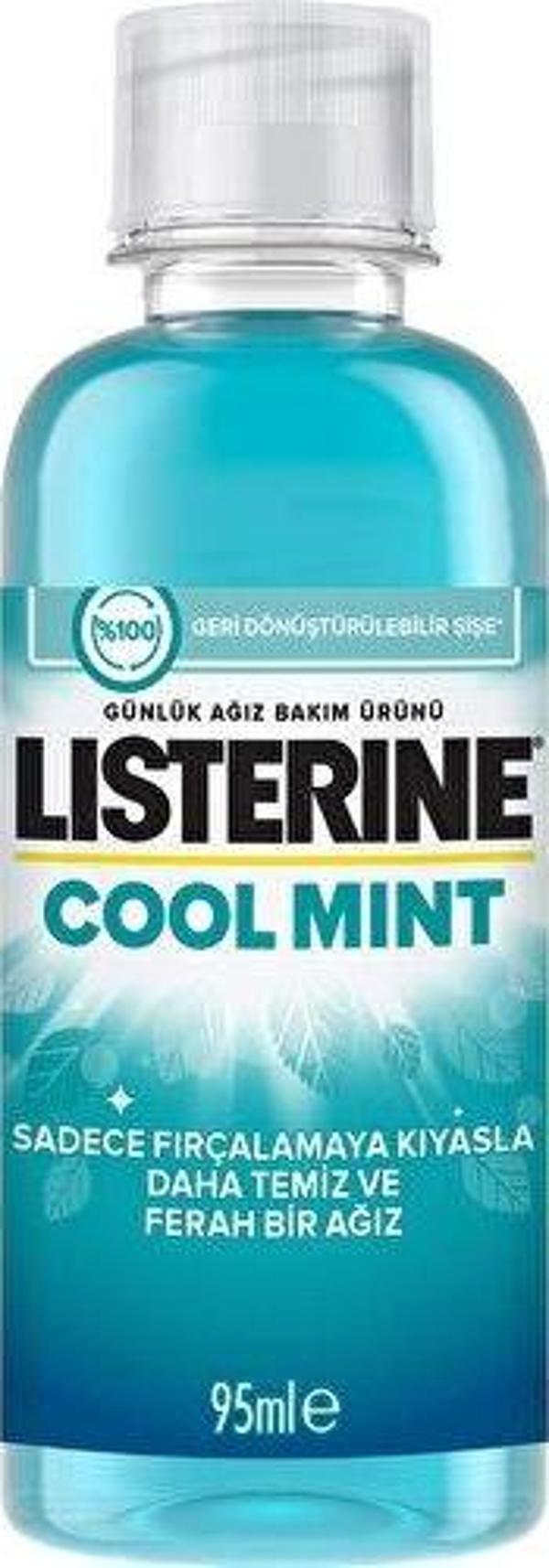 Listerine Ağız Gargarası Cool Mint Nane 95 ml - Image 1