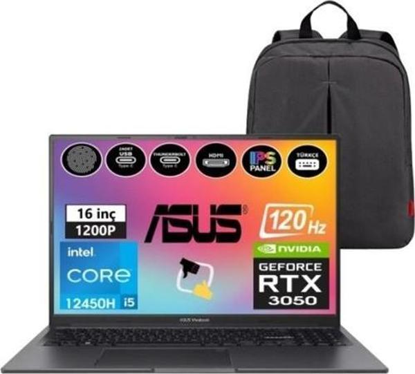 Asus Vivobook 16X K3605ZC-N1013W I5-12450H 16GB 1tb SSD RTX3050 16 Fullhd W11H Bilgisayar Snertech Ç.Hediye - Image 1