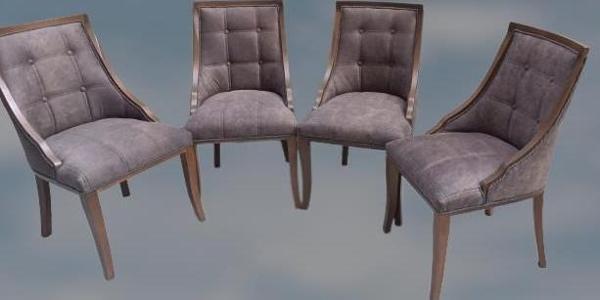 Bengi Ticaret Sandalye 90146 Zus 40 Kayın ayak Kalite giydirme KAPİTON Kumaş Döşem 4Ad El Yapım - Image 1