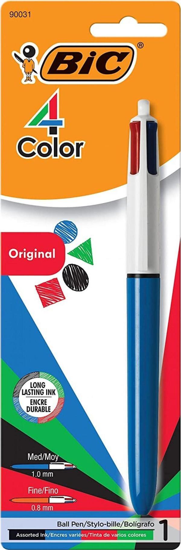 Bic Original 4 Colour Basmalı Tükenmez Kalem - Image 1