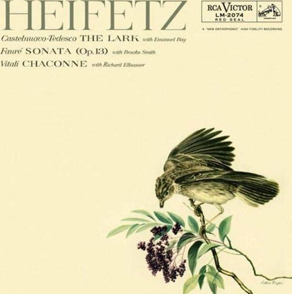 Jascha Heifetz Vitali: Chaconne İn G Minor - Tedesco: T Plak - Image 1