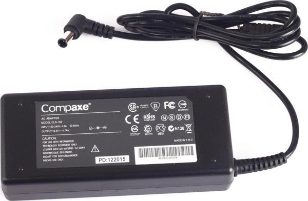 Compaxe Cls-102 19.5V 4.74A 6.5-4.4 Notebook Adaptörü Sony Uyumlu - Image 1