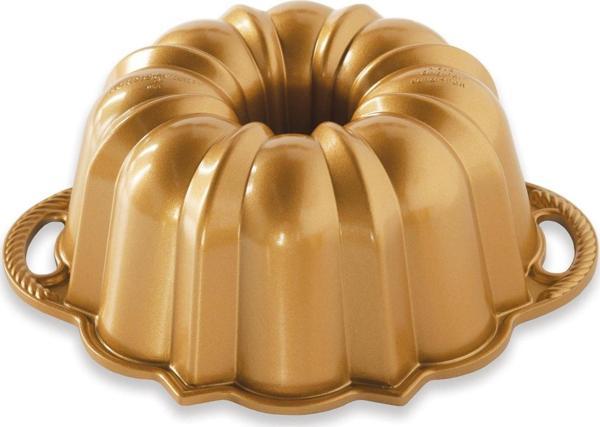 Nordicware 51277 60. Yıl Özel Bundt Kek Kalıbı - 6 Cup Gold - Image 1