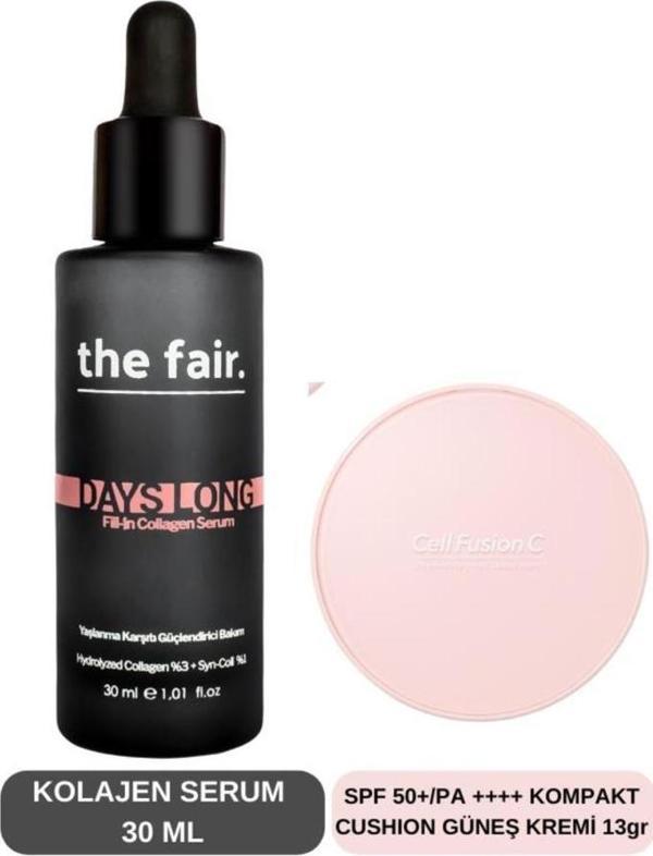 The Fair Yaşlanma Karşıtı Kolajen Serum Ve  Kompakt Güneş Kremi Set - Image 1