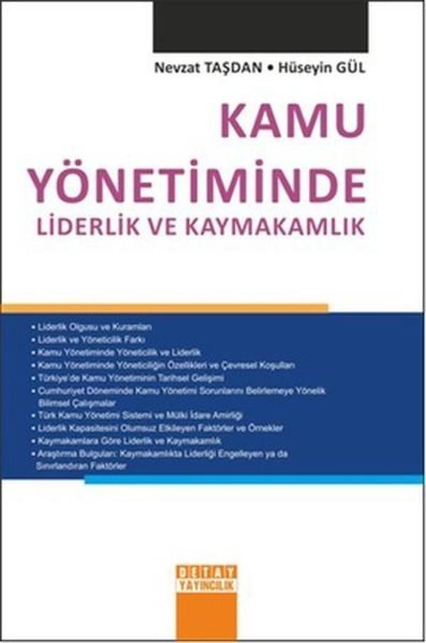 Kamu Yönetiminde Liderlik ve Kaymakamlık - Detay Yayıncılık - Image 1
