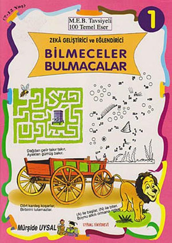 Zeka Geliştirici ve Eğlendirici Bilmeceler Bulmacalar (10 Kitap Takım) - Uysal Yayınevi - Image 1