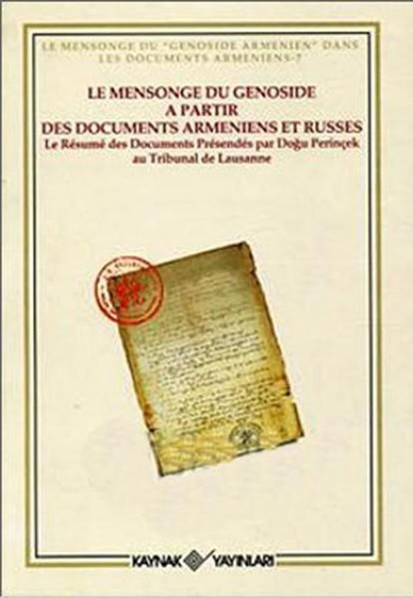 Le Mensonge du Genoside a Partir Des Documents Armeniens et Russes - Kaynak Yayınları - Image 1